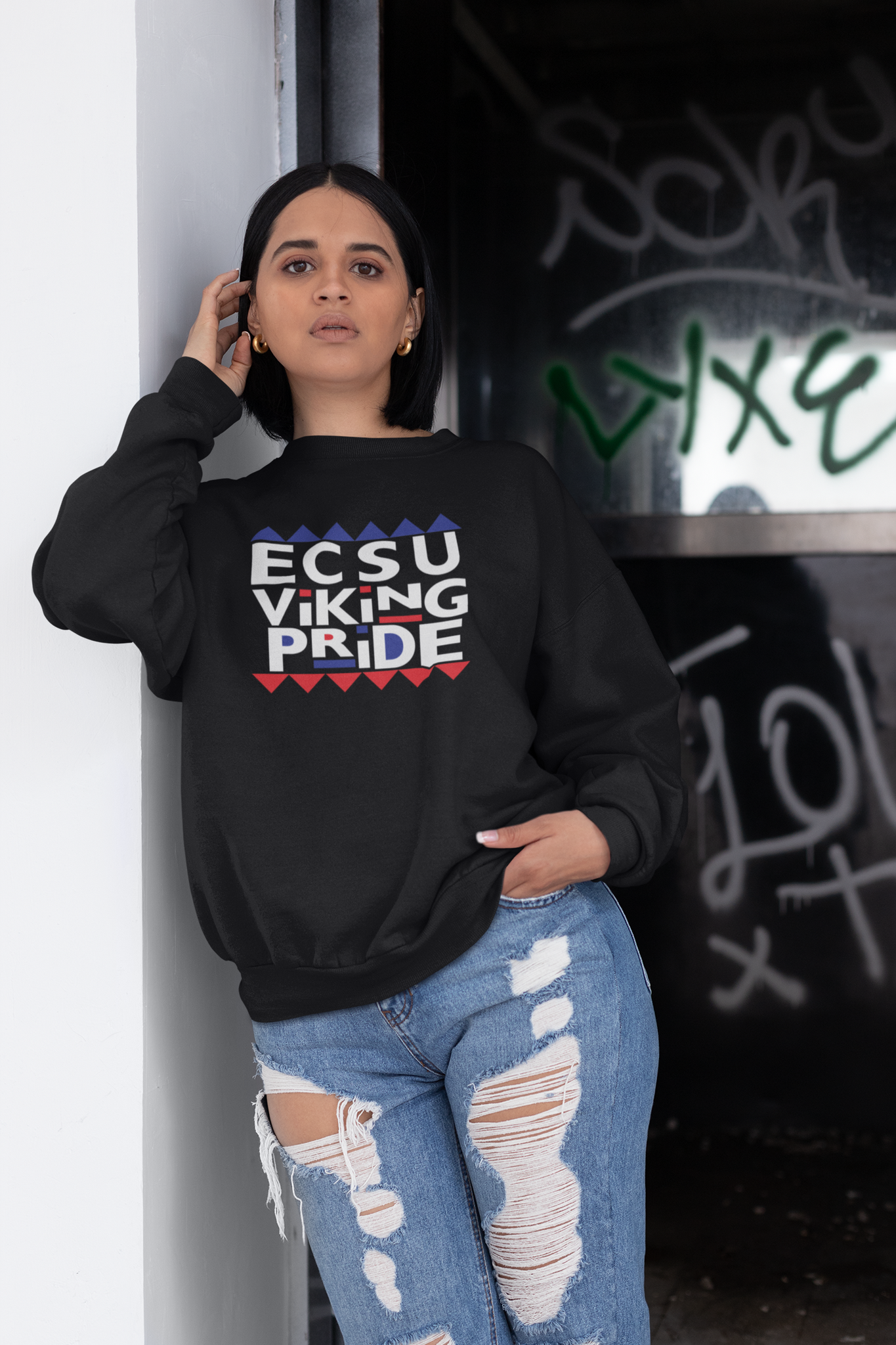 ECSU Viking Pride 90's Sweatshirt